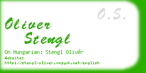 oliver stengl business card